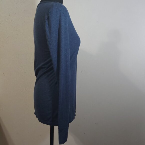 Tommy John Lounge Henley Long Sleeve Ribbed  Women Small - Picture 3 of 6
